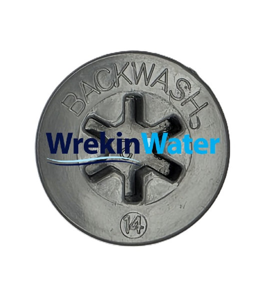 14 - 1000215 FOR 14in Diameter Vessels 4.8gpm, 18.2lpm Backwash Flow Controller for Autotrol Valves (No Ball Required)