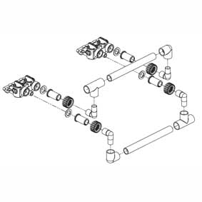 Interconnecting Pipework for 255-764 Duplex Valve (1035640)