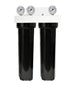 20" Large Diameter - 2 Stage Housing 1" BSP Ports - Ready Assembled