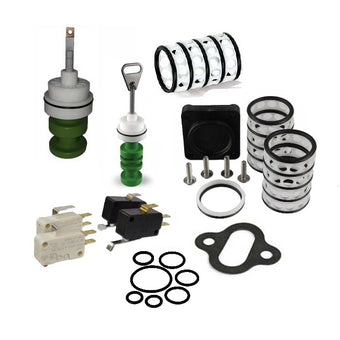 compare product Fleck SP9000 and SP9100 full valve service kit