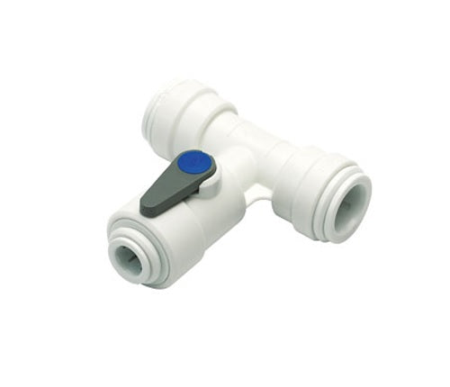 ASV4 Angle Stop Valve John Guest for 15mm Pipe with 3/8" Push Fit socket