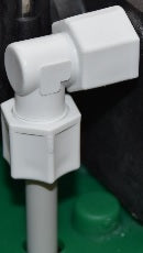 ECO & ECOULTRA Elbow Connector for Air Check Assembly - 3/8Female x 3/8 Compression