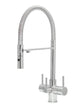 Aquila 3-Way 3 lever Kitchen Filter Tap in Chrome or Brushed - Acquapuro Traditional Design