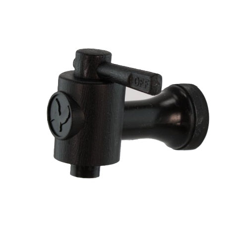 Replacement Black Plastic Bib Tap – For Gravity Drinking Water Systems Compatible with Wrekin Water, Berkey, Berkefeld & Big Berkey Units