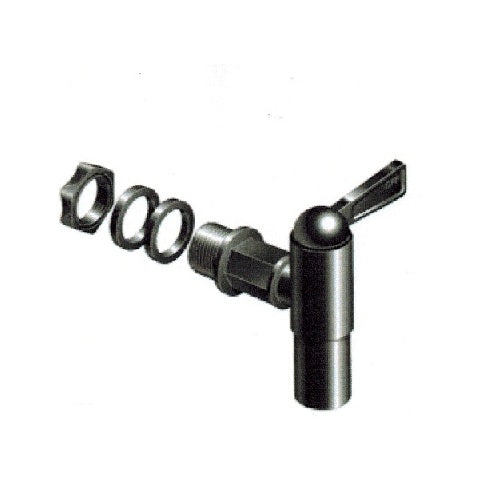 Replacement Black Plastic Bib Tap – For Gravity Drinking Water Systems Compatible with Wrekin Water, Berkey, Berkefeld & Big Berkey Units