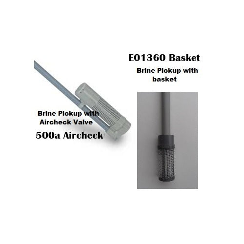 Brine Tank - 200L (Round) with Internals 3/8in Brine with 500a Aircheck BT200