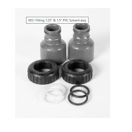 V3007-07 - WS1 Ftg 1,25'' & 1,5'' PVC Solvent Assembly