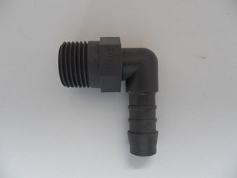 compare product FLECK 21511SP HOSE BARB 90° ½” X ½” 9000/9100