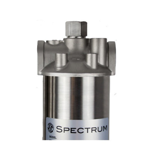 EFH-SBR-1-10-3/4 : SPECTRUM INOX Filter Housing 1 x 10" 3/4" Ports 100757