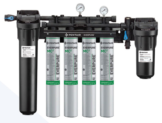 Everpure EV9437-10 MC2 Quad System with Pre Filter - WrekinWater