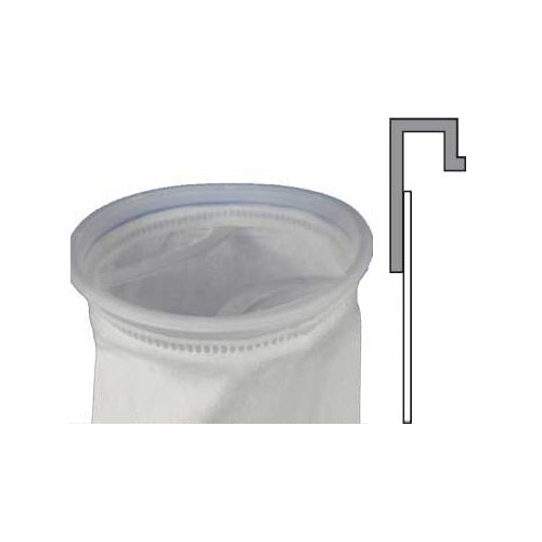 Size 3 - EBSP - Polypropylene with Standard Flanged Neck - Economic Felt Bag 4"x9" - Single Layer