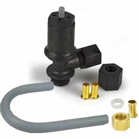 with Tube Assembly - Fleck BU28610-7 - 1710 Brine Valve with Tube assembly Valves 2750NBP/2850/2910