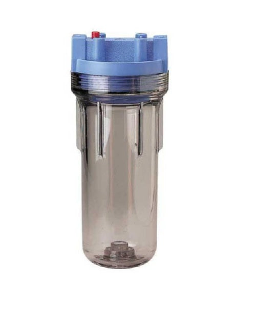 Pentek 10in Housing with 1in Ports with CLEAR BOWL