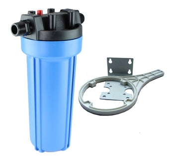 compare product HD10-SET 10in Heavy Duty Filter Housing Set with Pressure Release 3/4in Ports, Bracket and Spanner