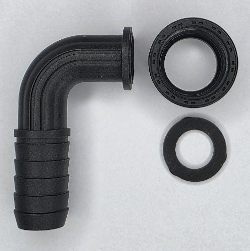 P154HF Hose Connector Elbow 3/4 BSPF with Washer - for 19mm Bore High Flow Hose