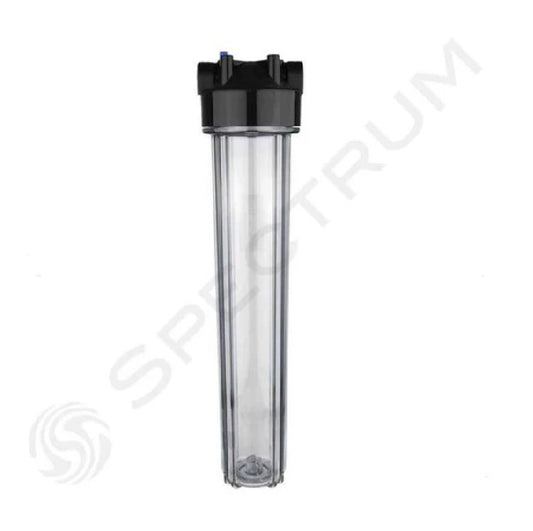 20inch Clear EFH-SC-1-20RD-3/4 : SPECTRUM 20" Black Head PRV Clear Sump Regular Diameter Housing with 3/4" Ports (AS) 106683