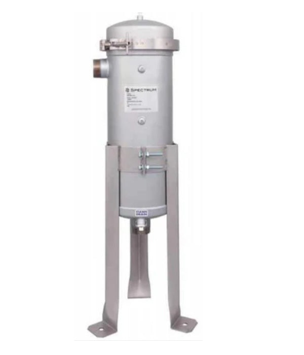 Size 1 - 300 Lpm : SBH-SPC-1-1-2-GP-ML : SPECTRUM INOX Bag Housing Stainless Steel 2" BSPT-M