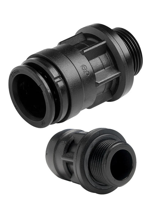 PM012216E 3/4in BSP x 22mm Push Fit, John Guest