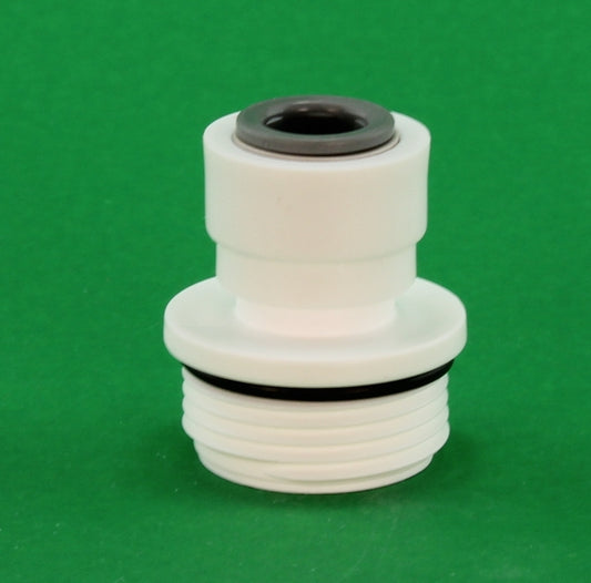 P906 3/4in BSP Male Adaptor to 3/8in Push Fit Socket for Harvey Twin Tank Softener