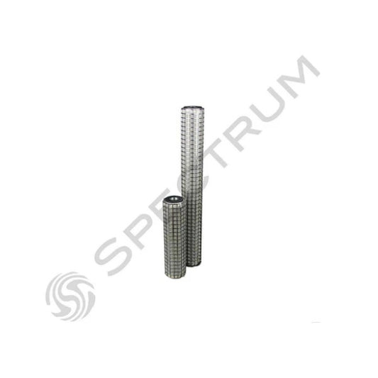 PPS-10-10-V : SPECTRUM INOX Stainless Steel Filter 10µm 10" DOE/Viton Gaskets 102825