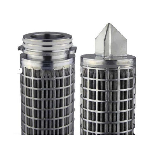 PPS-100-20FHS : SPECTRUM INOX Stainless Steel Filter 100µm 20" 226/Fin/Silicone O-rings 109397