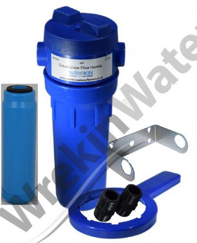 VIH10-BL + PP Scale Inhibitor - Refillable - Whole House System 10in