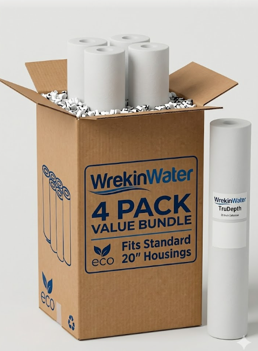 PS5-20BB 20in 5 micron TruDepth Poly Spun Large Diameter Sediment Filter - Wyckomar UV-1200 Compatible