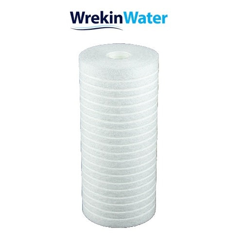PS5-10BB-PLUS: 5 Micron Large Diameter 4.5"x93/4in - Sediment Filter from Wrekin Water