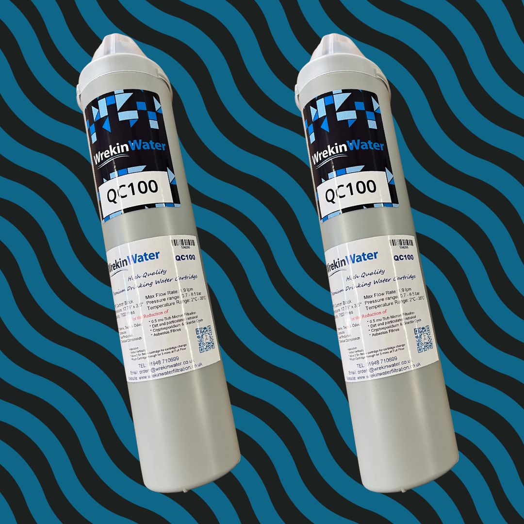 QC100 12 month Quick Change Water Filters With Scale inhibitor - WrekinWater