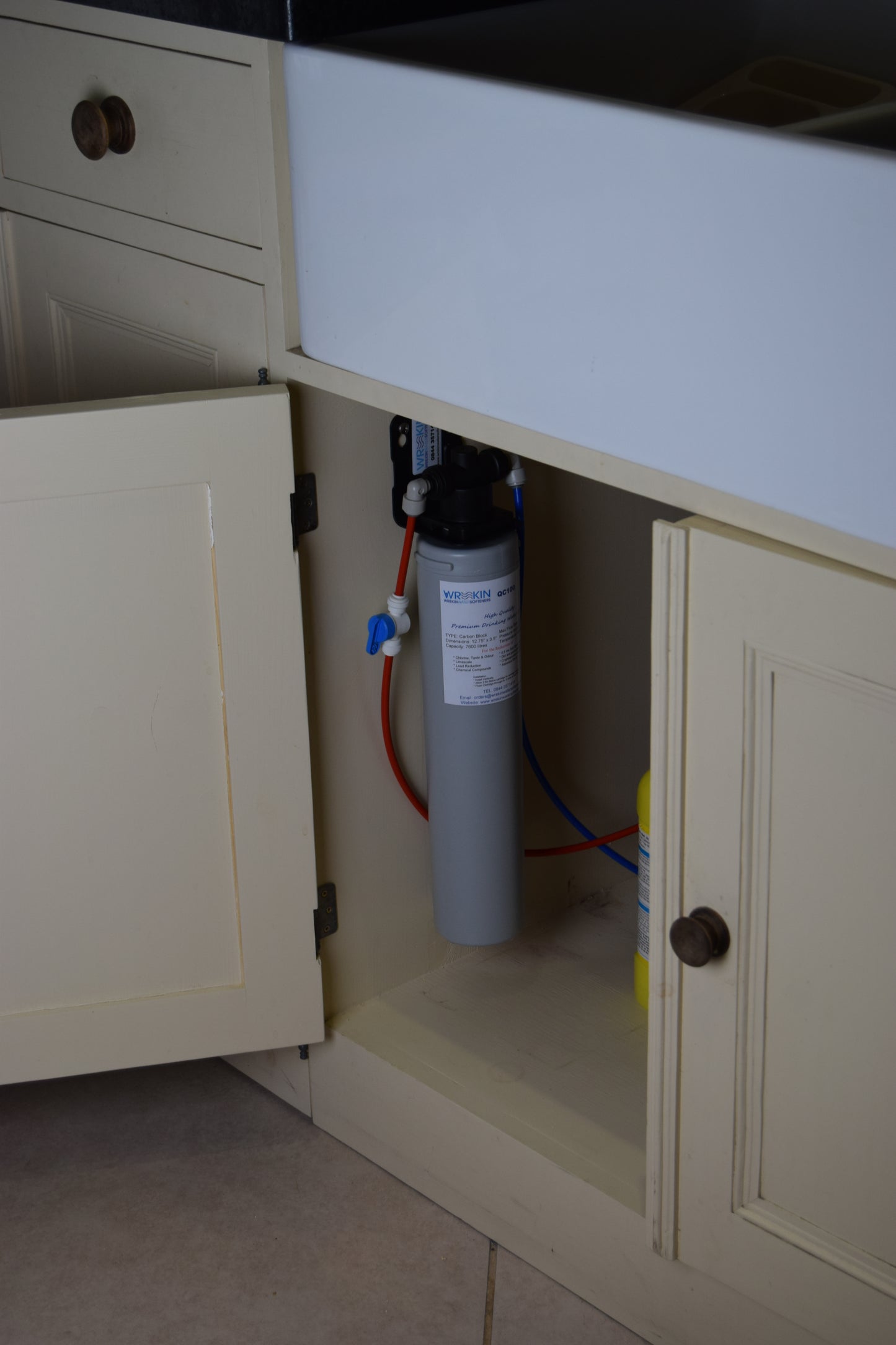 Aquila 3-Way Chrome Tap - with QC100 Filter Tap - Acquapuro Traditional Design