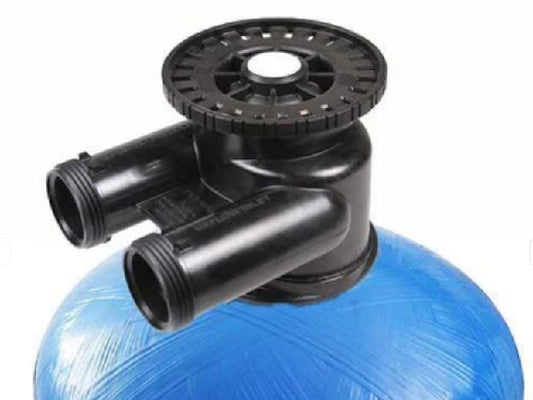 8x17 Vessel - PH Correction Systems with Clack 1190 FP In/Out head with refill port 1in (Empty Vessel)