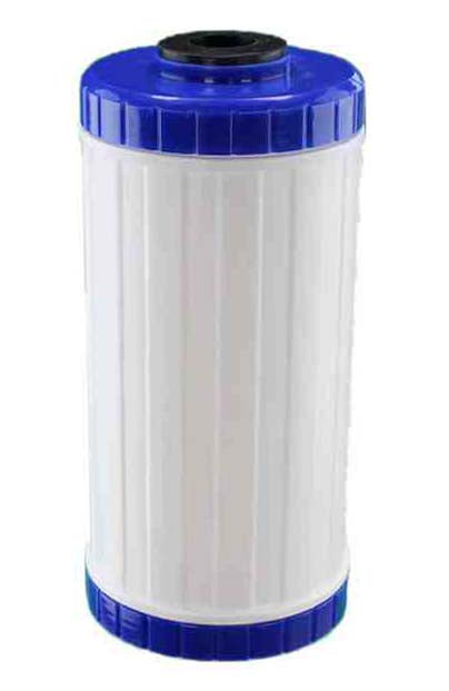 Wrekin Water HF10BB-PP High Flow Filter Housing with BB Refillable 10in x 4.5in cartridge with Polyphosphate, PP10BB