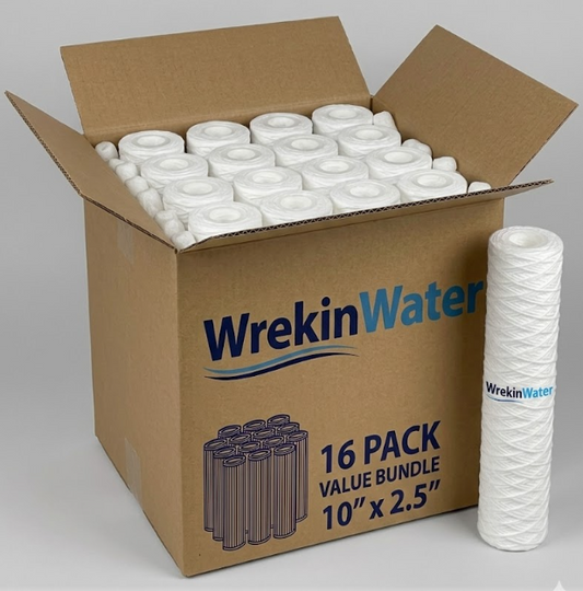 SW1 Wrekin Water 93/4in (10in) - Depth String Wound Sediment Filter 1 micron