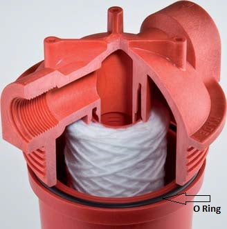 O-Ring - Atlas Universal 3P-O Ring for 10 & 20in Hot and Cold Water Housings