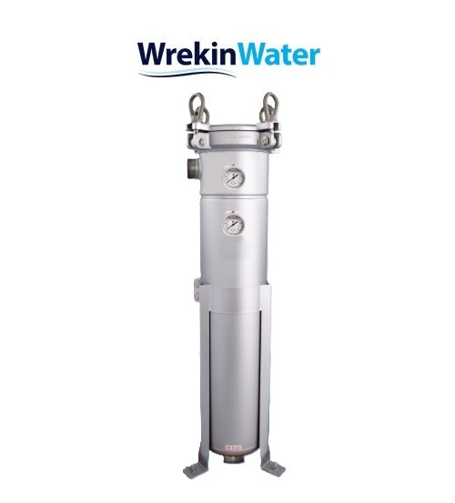 Size 2 - 600 Lpm : Wrekin Water INOX CORE PLUS Bag Housing Stainless Steel 2" BSPT-M