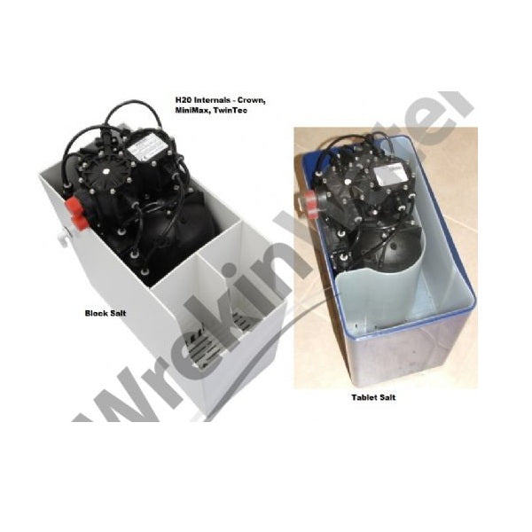 Harvey G3268 H2O Replacement Twin Tank Cylinders (Pair) | 3/4" Models with Resin Included