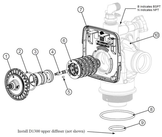 WS CI Service Kit for 1¼ and 1½ Clack Valves V3430-01 - WrekinWater
