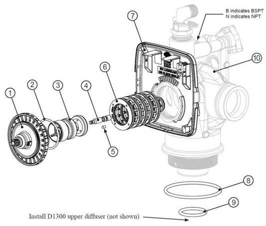WS1 Spacer Stack Assembly (V3005-02)