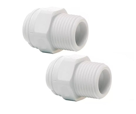 Quick Connect Male Adaptors 3/8" BSPM Thread with 1/4" or 3/8" Push fit sockets