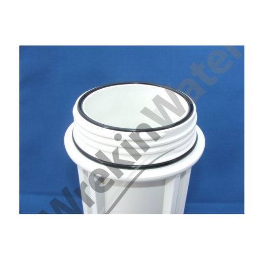 WH10-SET-1/4 - 10in White Housing Set with Bracket & Spanner + Connectors for 1/4in Drinking Water Tubing