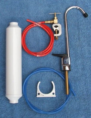 Wrekin Water 12 Month Inline Drinking Water Filter system with GS10EXTRA filter - WrekinWater