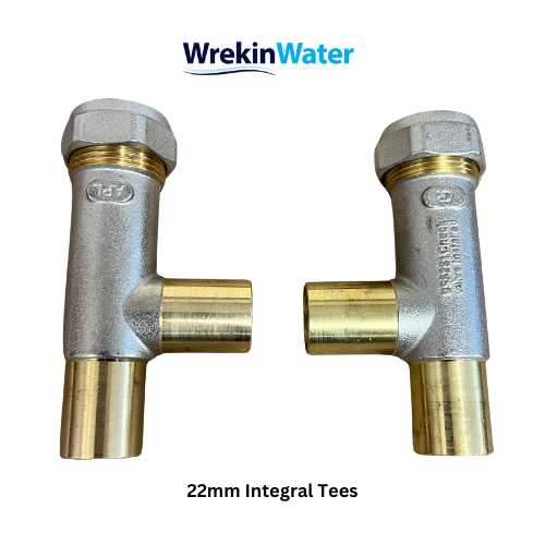 Wrekin Water 15mm or 22mm Integral Tee Set - WrekinWater