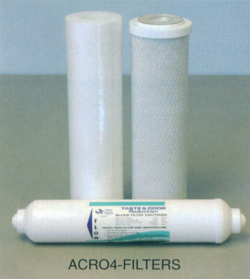 Wrekin Water Replacement Filter Set 4 Stage RO system ACRO4 - WrekinWater