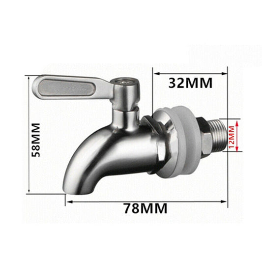 Wrekin Water Stainless Steel Replacement Bib Tap for WSSD-FL Wrekin Water Gravity Systems