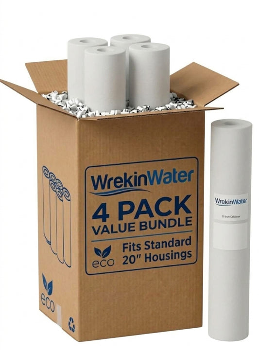 PS1-20BB 20in 1 micron Depth Poly Spun Large Diameter Sediment Filter
