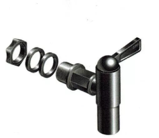 Replacement Black Plastic Bib Tap – For Gravity Drinking Water Systems Compatible with Wrekin Water, Berkey, Berkefeld & Big Berkey Units