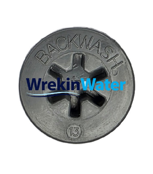 13 - 1000214 For 13in Diameter Vessels - 4.1gpm, 15.5lpm Backwash  Flow Controller for Autotrol Valves (No Ball Required)