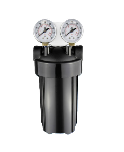 10" Large Diameter - Single Stage Housing 1" BSP Ports - Ready Assembled