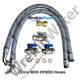 15mm Full Bore Valves with HF800 High Flow 19mm Hoses - Combi Boiler - (WSKIT)