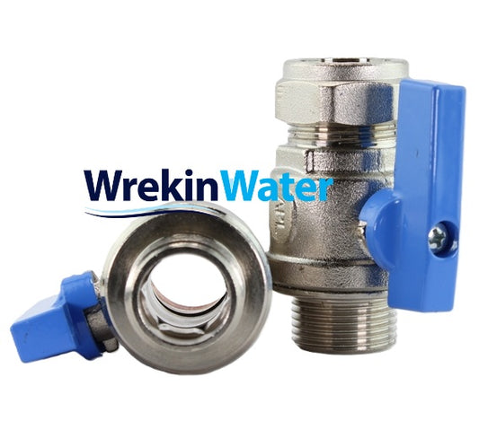 22mm High Flow Valve set for water Softener Installation (B535)